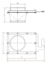 Sklendė rankinė d150/2mm, cinkuotas