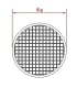 Tinklelis su gumine (NBR) tarpine d100/1mm, nerūdijančio plieno