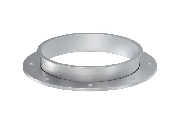 Jungtis su laisvu flanšu d100mm/2mm, 50mm long, cinkuotas