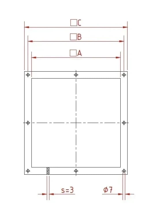 Tarpinė plokščia d100 x 3 mm, NBR