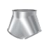 Trišakis simetrinis d100/80/80/1,5mm, 60°, cinkuotas