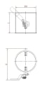 Maišymo vožtuvas be tarpinės d100/2mm, cinkuotas